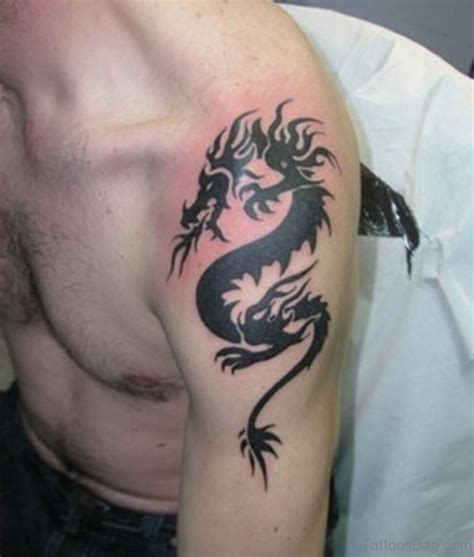 768 x 1024 jpeg 139 кб. 72 Outstanding Dragon Shoulder Tattoos
