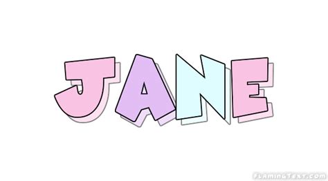 Jane Logotipo Ferramenta De Design De Nome Gr Tis A Partir De Texto Flamejante