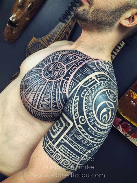 Patiki Style Tribal Chest Tattoos Tribal Tattoos For Men Samoan Tattoo