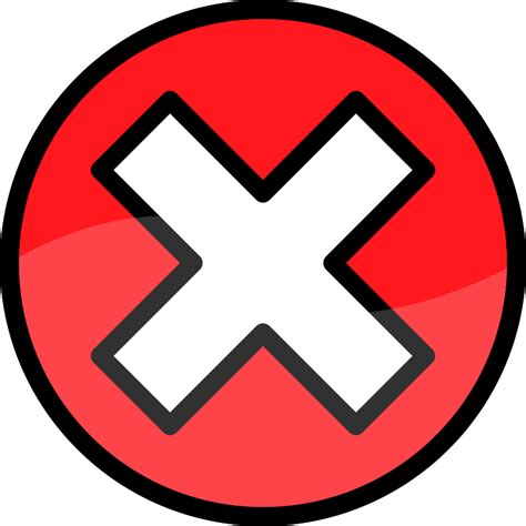 Red X Button Png Pic Löschen Png All
