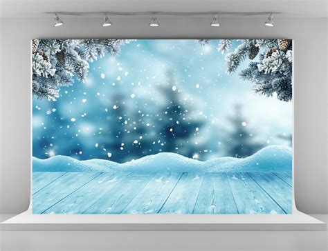 Free 2 Day Shipping Buy Hellodecor Polyster 7x5ft Winter Frozen