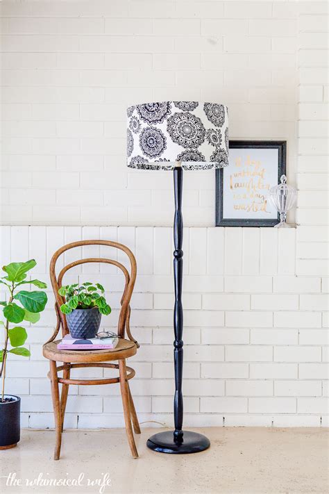 Learn How To Revamp A Lamp Stand And Shade Video — The Whimsical Wife
