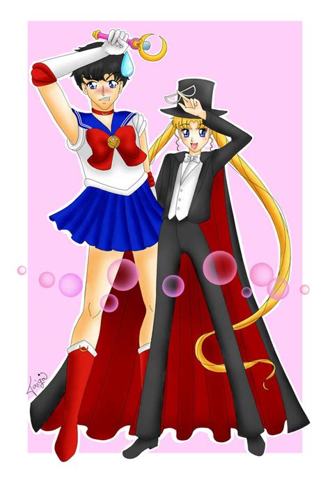 Tuxedo Moon And Sailor Mask By Taigadraw On Deviantart