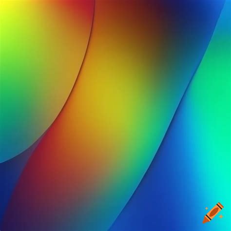 Colorful Abstract Background With Blue Orange Yellow Red And Green