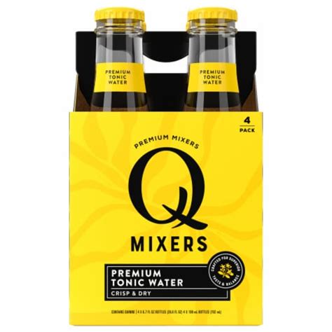 Q Mixers Tonic Water 4 Bottles 67 Fl Oz Fred Meyer