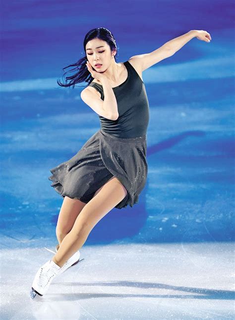 Kim Yuna Hits The Ice Rink In 4 Years Koogle Tv Kim Yuna Action