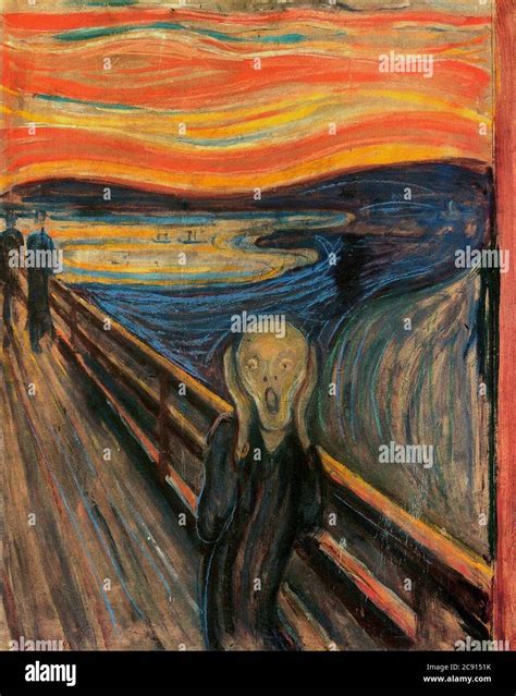 The Scream By Norwegian Painter And Printmaker Edvard Munch