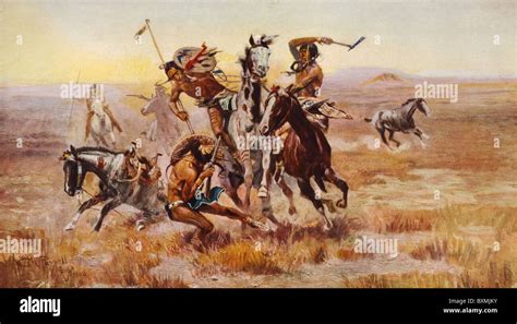 Plains Indians Warriors Hi Res Stock Photography And Images Alamy