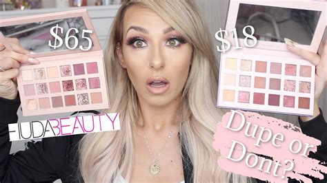 Dupe Or Dont Huda Nude Palette Vs Daydream Palette Tutorial