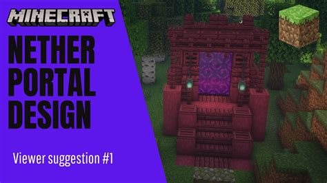 Minecraft Crimson Nether Portal Viewer Suggestion 1 Youtube