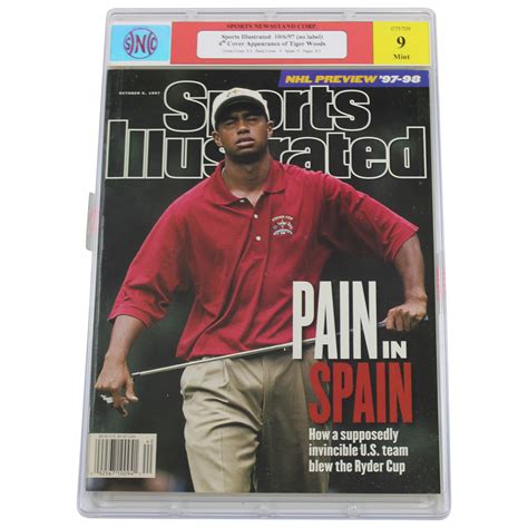 Lot Detail Tiger Woods Sports Illustrated Th Cover Appearance