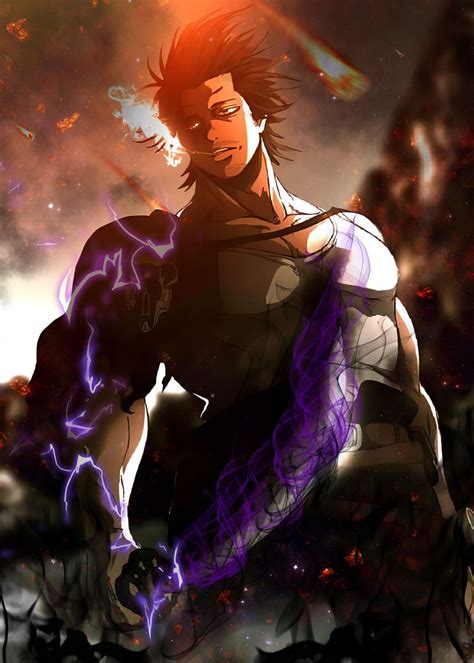 Yami Poster By Hans Skon Displate In 2021 Black Clover Anime