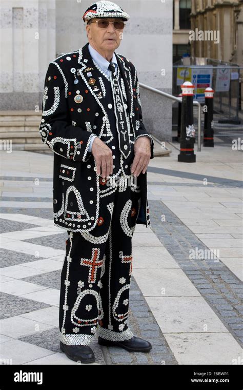 Pearly Kings And Queens Known As Pearlies London England Stock Photo