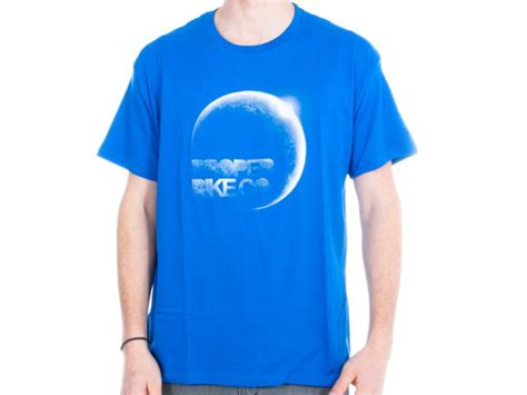 Proper Bikes Moon T Shirt Blue Kunstform Bmx Shop And Mailorder