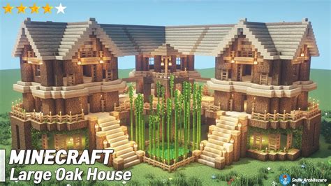 The numbers above each circle describe its. Minecraft : Circle Large Oak House Tutorial l how to build ...