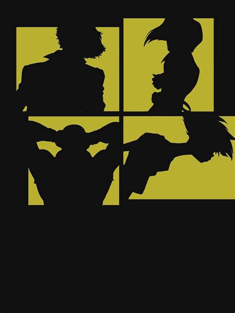 Cowboy Bebop Silhouettes 3nd Color T Shirt By Bax92 Redbubble