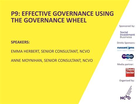 The Governance Wheel In Control Clear Direction