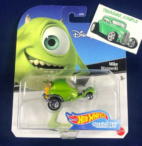 Hot Wheels Mike Wazowski Monster Inc Disney Pixar Character Car GDW06