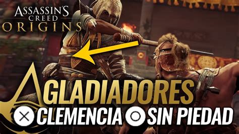 Assassin S Creed Origins Arena De Gladiadores Mostrar Clemencia O