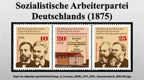 Sozialistische Arbeiterpartei Deutschlands 1875 Youtube