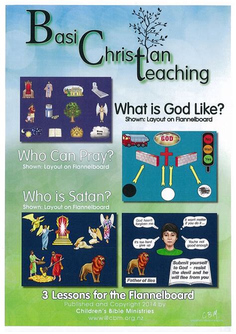 Basic Christian Teaching Eas Flannelgraph Cbm Shop