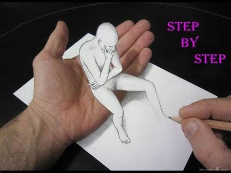 I am also showing very easy ways of drawing biology diagrams. 3D Trick Art How To Draw 3D Drawing Tutorial - Step By ...