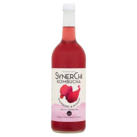 Synerchi Kombucha Raspberry And Rosehip 750ml
