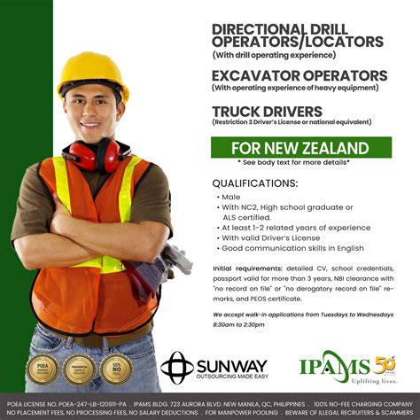 Job opportunities in New Zealand 🇳🇿 under Sunway Global Workforce as