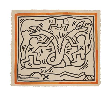 Keith Haring 1958 1990 Untitled 1980s Drawings And Watercolors