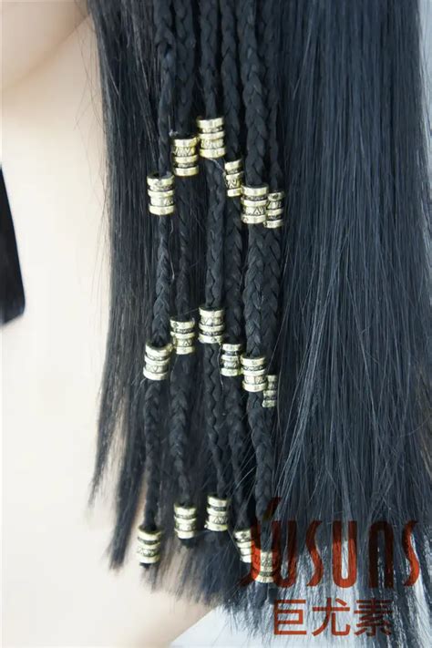 long braid black wigs egypt cleopatra wigs with neat bangs high quality synthetic hair wig hot