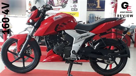 Tvs apache rtr 160 4v bs6 price in india is rs. TVS Apache RTR 160 4V | RR RED | most detailed review ...