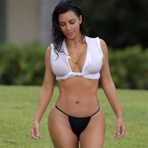 kim kardashian bikini pictures popsugar celebrity