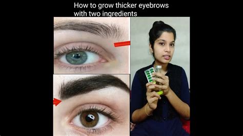 How To Grow Thicker Eyebrows Naturally And Faster Bincy Suresh Youtube