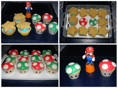 What's great is a lot of these ideas seem easy to put together, so the cost and time involved really would be pretty small. I finally had the chance to make some Mario themed cupcakes!!! | Themed cupcakes, Cupcakes, Desserts