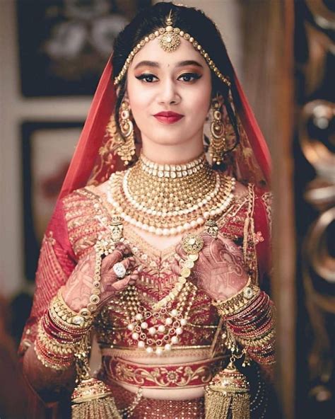 Beautiful Bride Bridal Makeup And Jewellery Bookeventz Indian