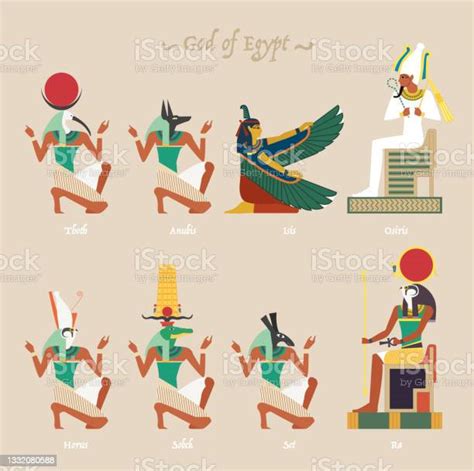 Egyptian God Stock Illustration Download Image Now Isis Egyptian Goddess Osiris Anubis