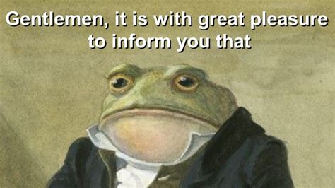 Gentleman Frog Youtube