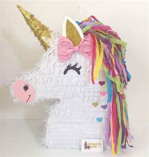Pin De Xiomara Vazquez En Unicorn Party Piñata De Unicornio Ideas De
