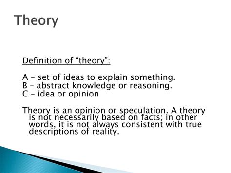 Definition Of Theory By Scholars Definition Fgd
