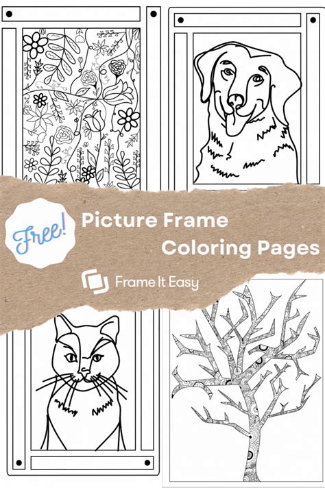 10+ Frame-Tasticly Free Picture Frame Coloring Pages