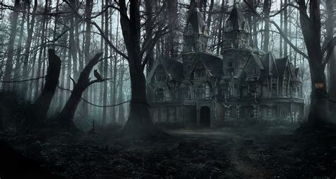 Creepy Forest Mansion By Lmorse On Deviantart