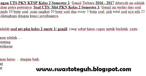 Bacalah setiap soal dengan 20.aku wingi kodanan, sandhanganku teles. Soal Pkn Kelas 6 Semester 2 Dan Kunci Jawaban Revisi 2021 ...