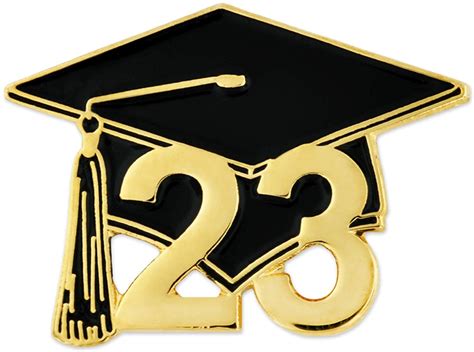 Pinmart Class Of 2023 Graduation Graduate Cap School Lapel Pin T 100
