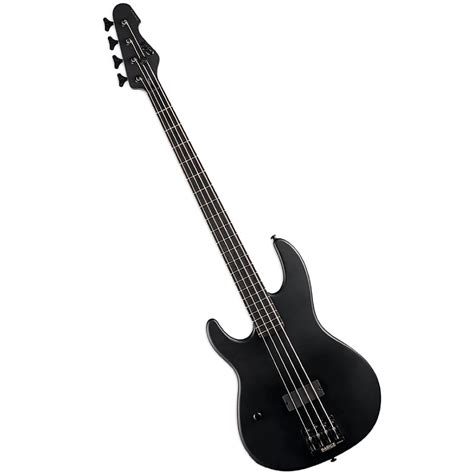 Esp Ltd Ap 4 Black Metal Lh Left Handed Bass Guitar Black Reverb