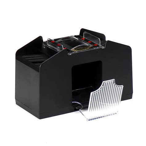 Premium Automatic Card Shuffler Battery Operated Holds Up To 6 Or 4