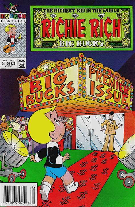 read comics online free richie rich big bucks 1990 comic book issue 001 page 1