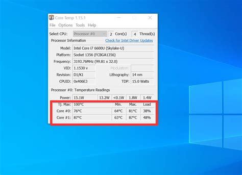 How To Check Your Pc S Cpu Temperature On Windows 10 Vrogue