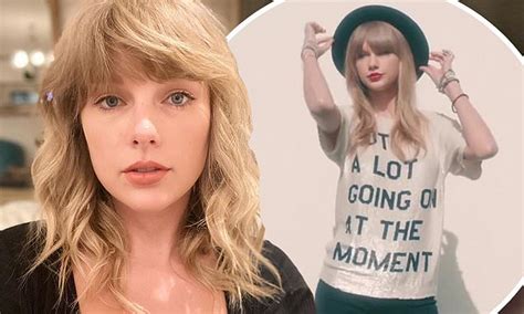 Taylor Swift Makes A Cheeky Reference To Her 22 Music Video With Doe Eyed Quarantine Selfie