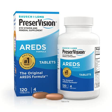 Buy Preservision Areds Eye Vitamin Mineral Supplement Contains Vitamin C A E Zinc Copper