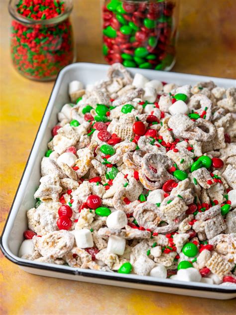 Christmas Chex Mix Recipe With Mandms Christmas Crack Chex Mix
